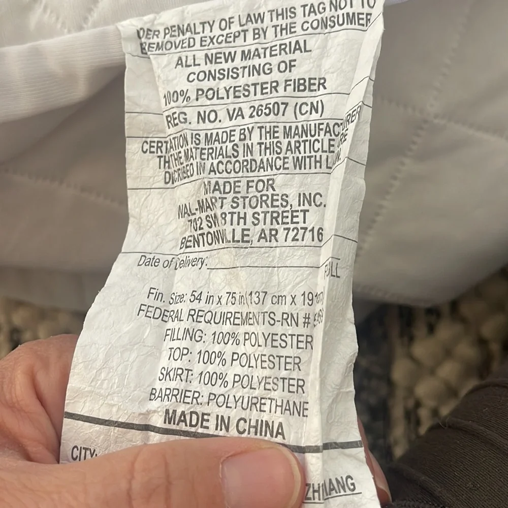 Mainstays Mattress Cover Full